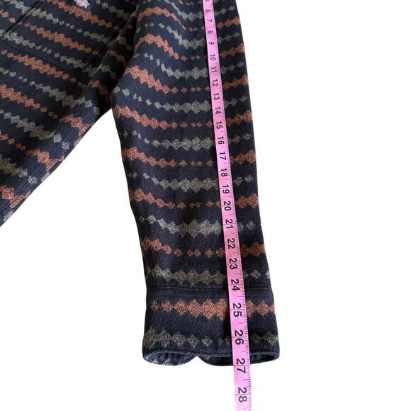 Dickies Multicolor Striped Button-Up Shirt Jacket Long Sleeve Casual Workwear M - Picture 5 of 8